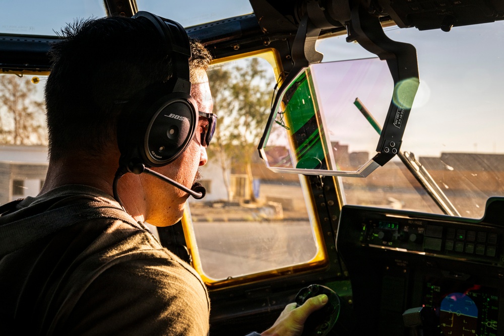 C-130H sustains air mobility operations in the CENTCOM AOR