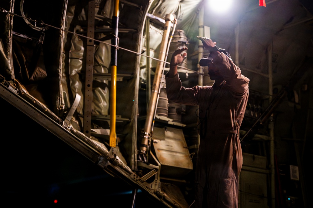 C-130H sustains air mobility operations in the CENTCOM AOR