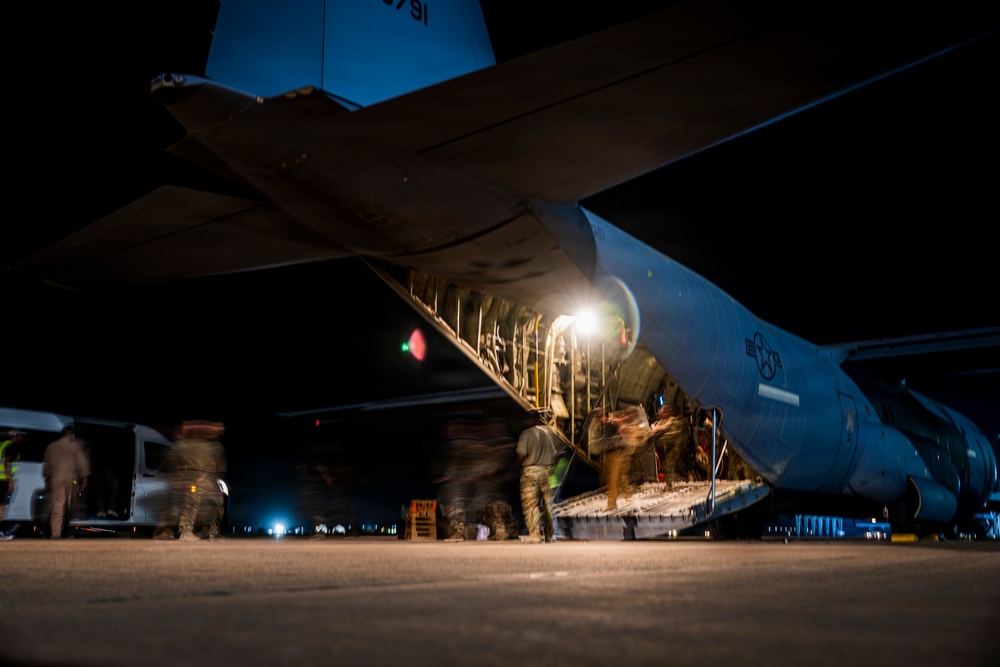 C-130H sustains air mobility operations in the CENTCOM AOR