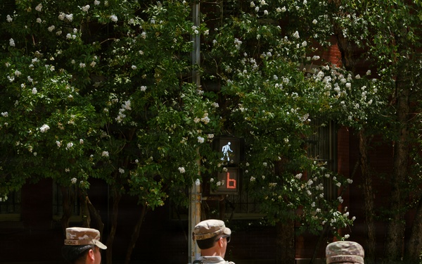 JTF-DC Logan Circle Patrolled by Arkansas Guardsmen