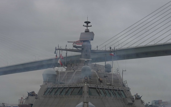 USS Cooperstown Makes Port at Corpus Christi, Texas.