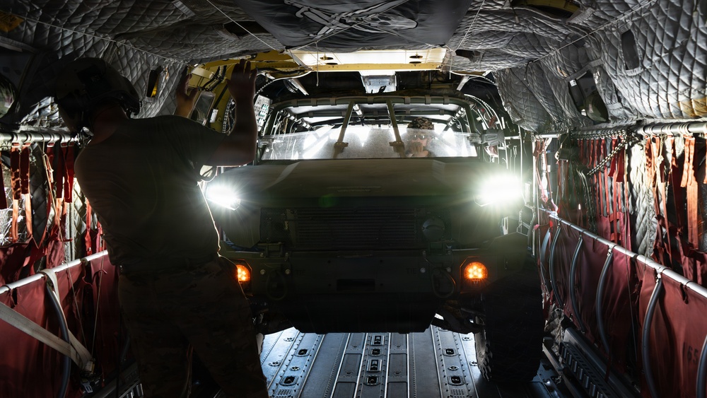 U.S. Army Soldiers with JTF-SB Preform Air Assault Training