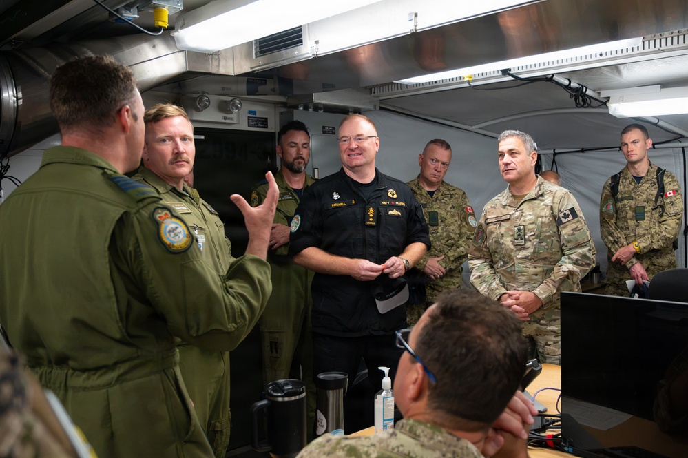 Canadian Joint Operations Command team vists the Royal Canadian Air Force Air detachment at RIMPAC 2026