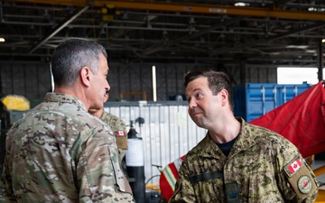 Canadian Joint Operations Command team vists the Royal Canadian Air Force Air detachment at RIMPAC 2026