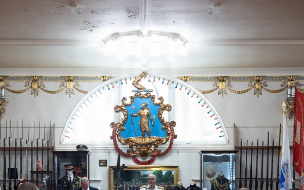 Ancient and Honorable Artillery Company Tour with U.S. Service Members