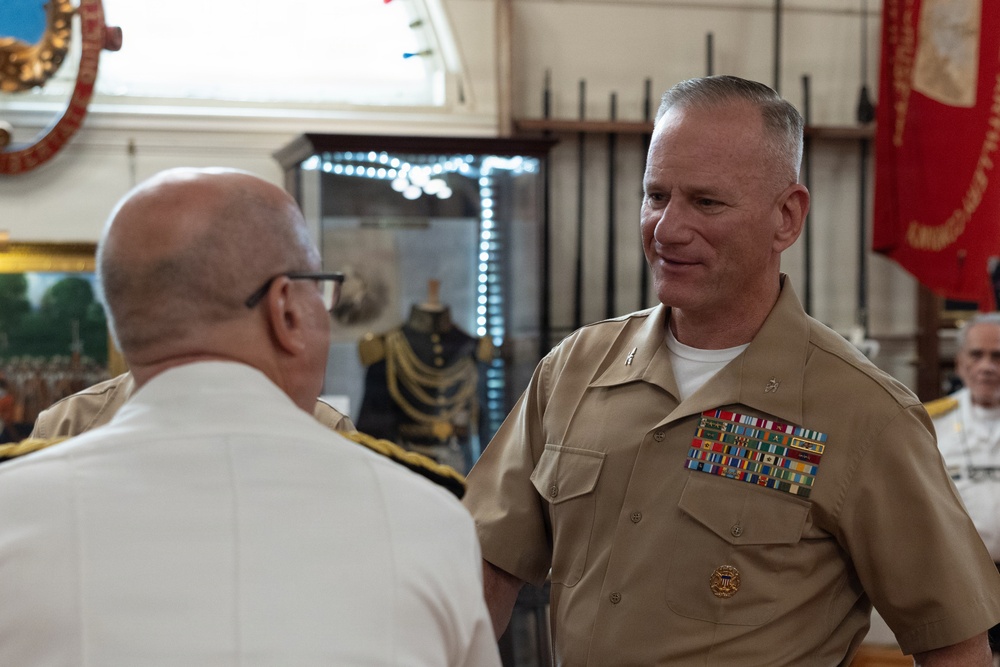 Ancient and Honorable Artillery Company Tour with U.S. Service Members