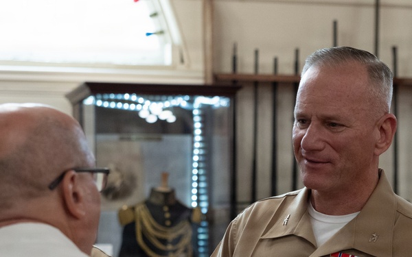 Ancient and Honorable Artillery Company Tour with U.S. Service Members
