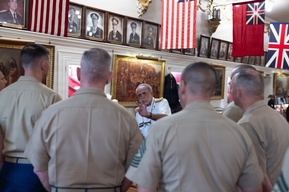 Ancient and Honorable Artillery Company Tour with U.S. Service Members