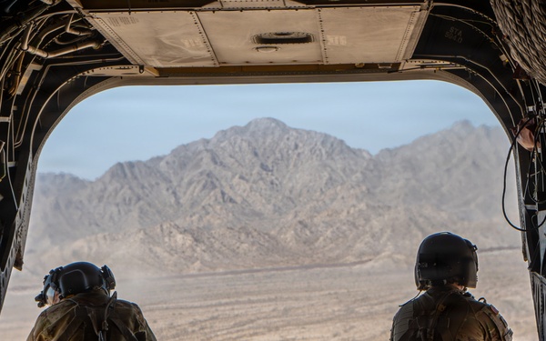 JTF-SB Soldiers Fly into ISV Air Assault Insertion Training