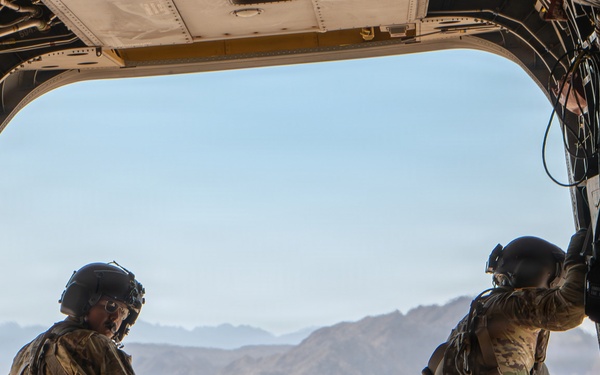 JTF-SB Soldiers Fly into ISV Air Assault Insertion Training