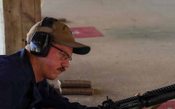 USS Cooperstown Conducts a Small-Arms Sustainment Shoot.