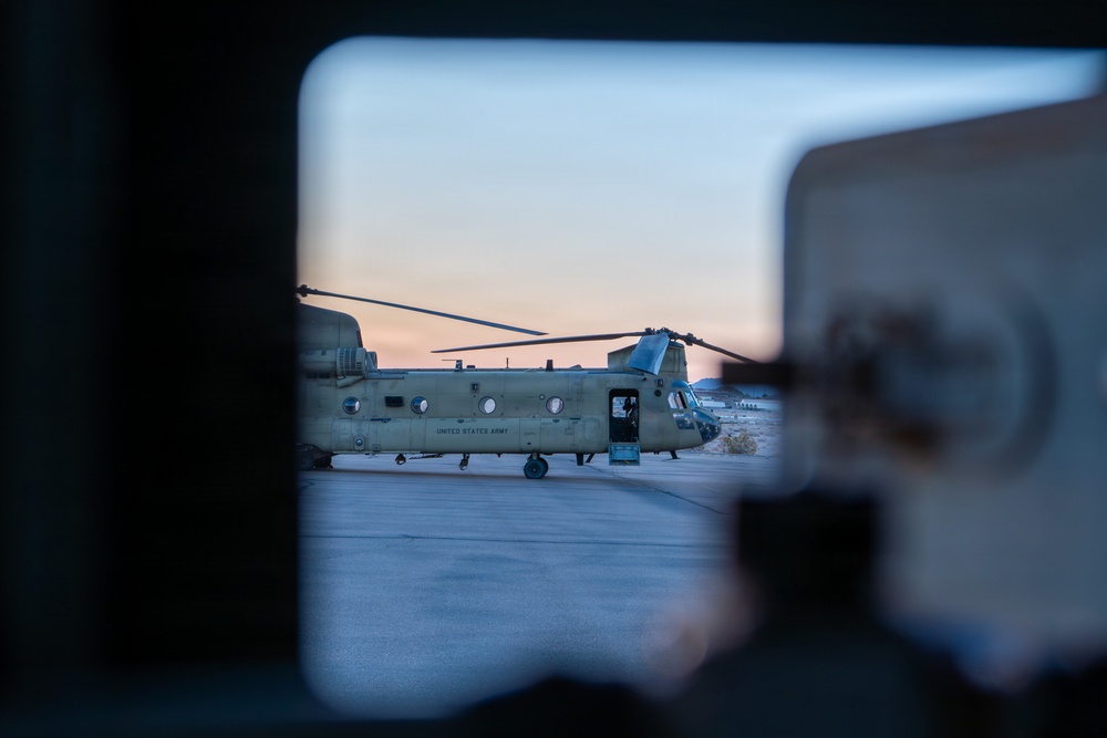 JTF-SB Soldiers Fly into Air Assault Exfiltration Training