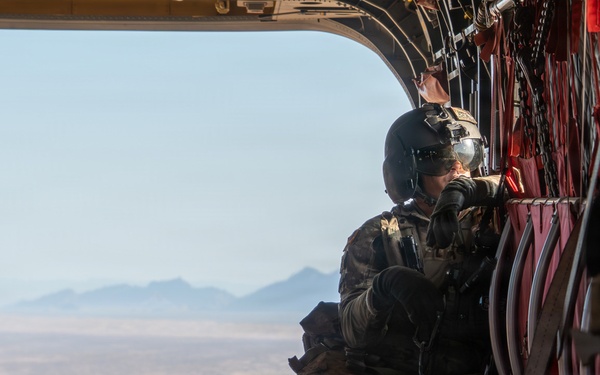 JTF-SB Soldiers Fly into Air Assault Exfiltration Training