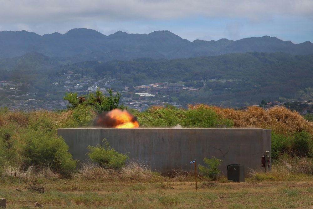 MWSS-174 EOD holds explosive effects range