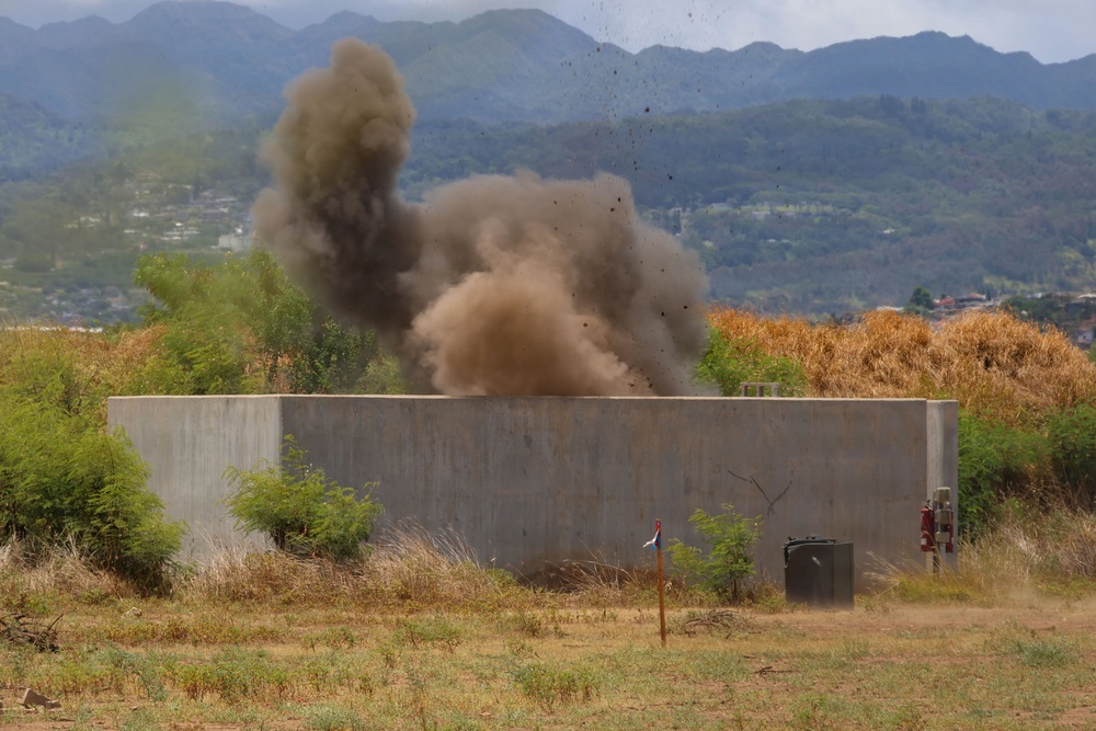 MWSS-174 EOD holds explosive effects range