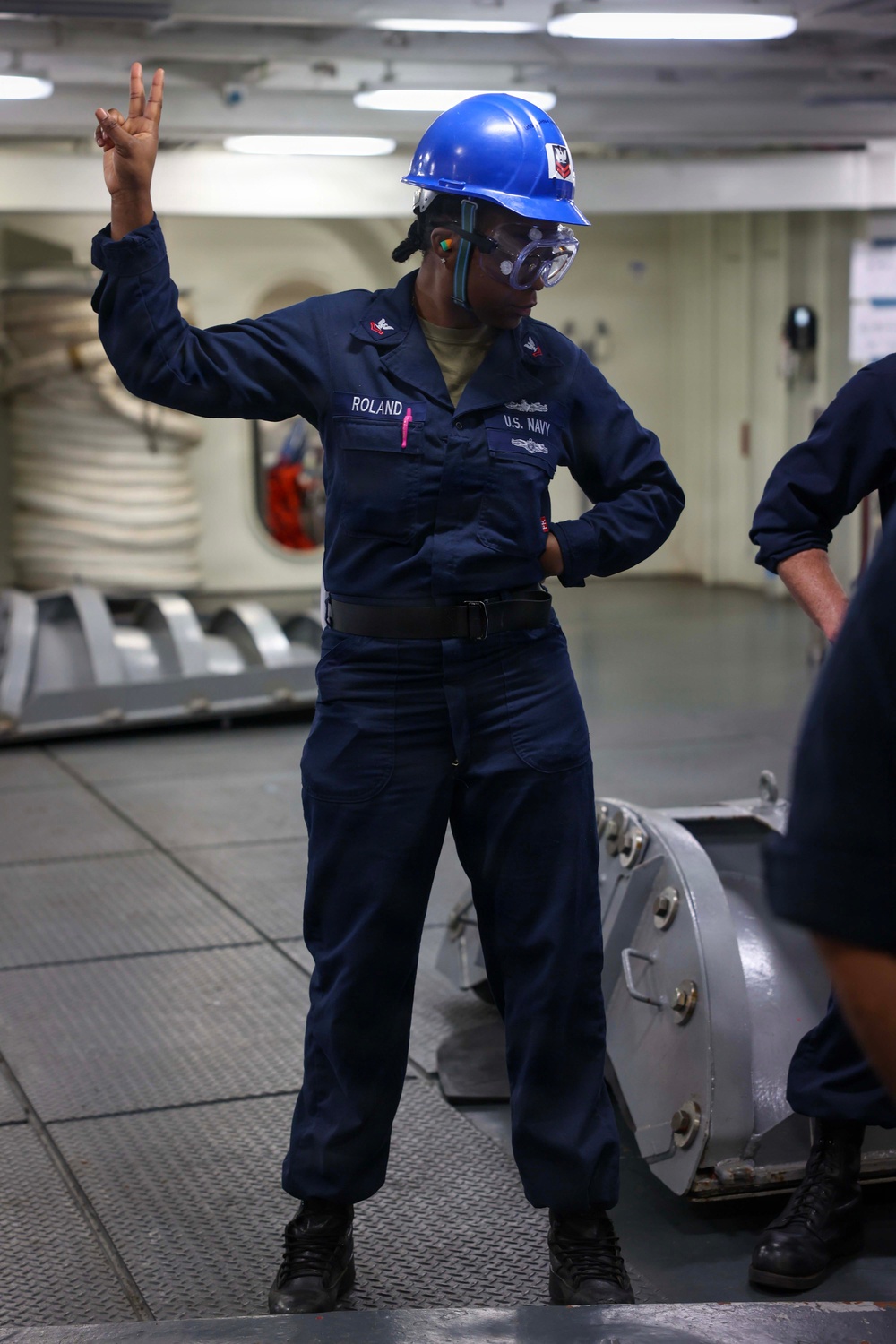 John F. Kennedy Conducts Anchor Testing
