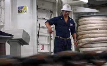 John F. Kennedy Conducts Anchor Testing