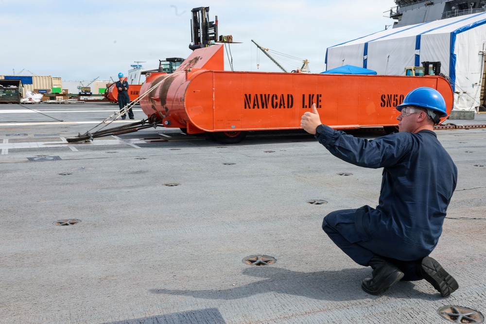 John F. Kennedy Conducts Deadload Testing