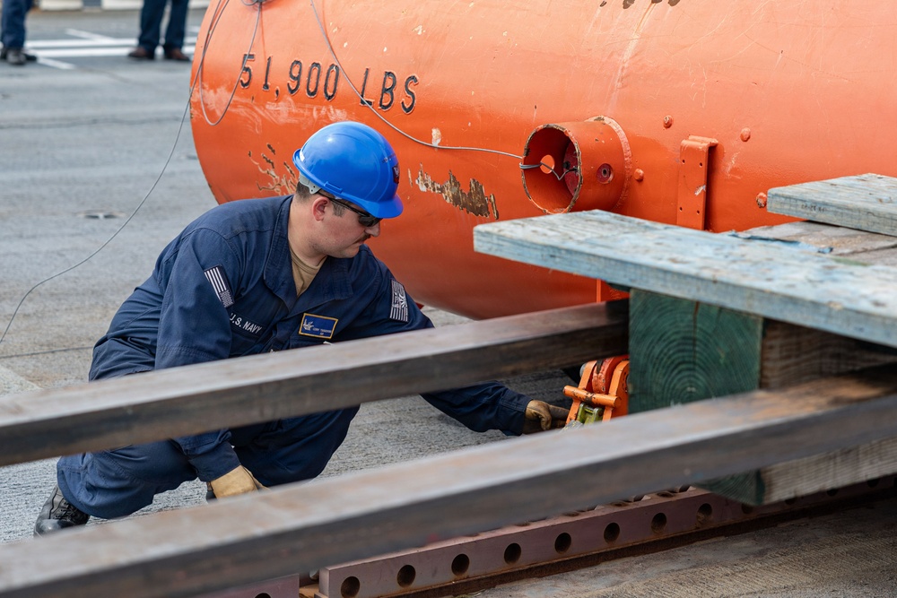 John F. Kennedy Conducts Deadload Testing