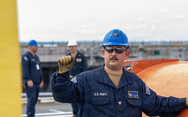 John F. Kennedy Conducts Deadload Testing