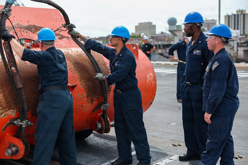 John F. Kennedy Conducts Deadload Testing