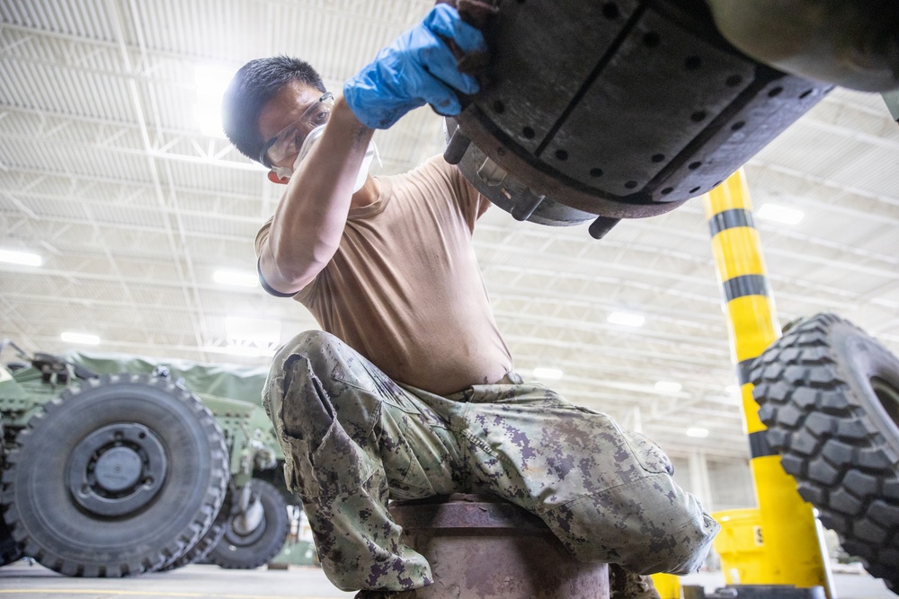 NMCB 4 Seabees Maintain CESE