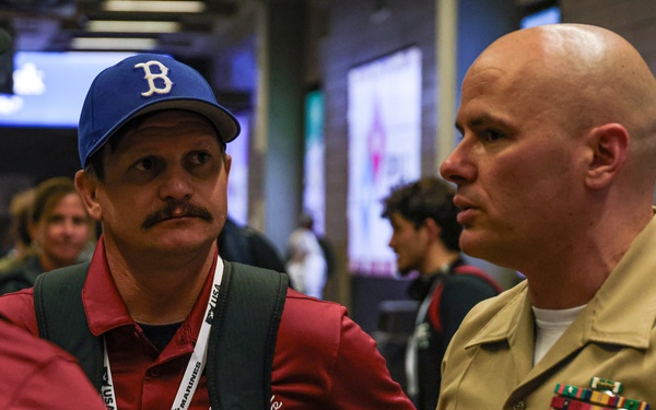 Marines Engage with Coaches during Marine Corps Junior Nationals Tournament