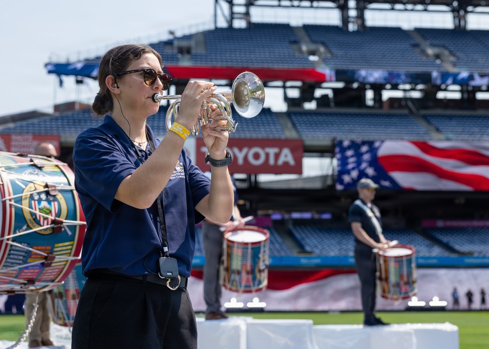 Service members support the 2026 Major League Baseball All-Star Game