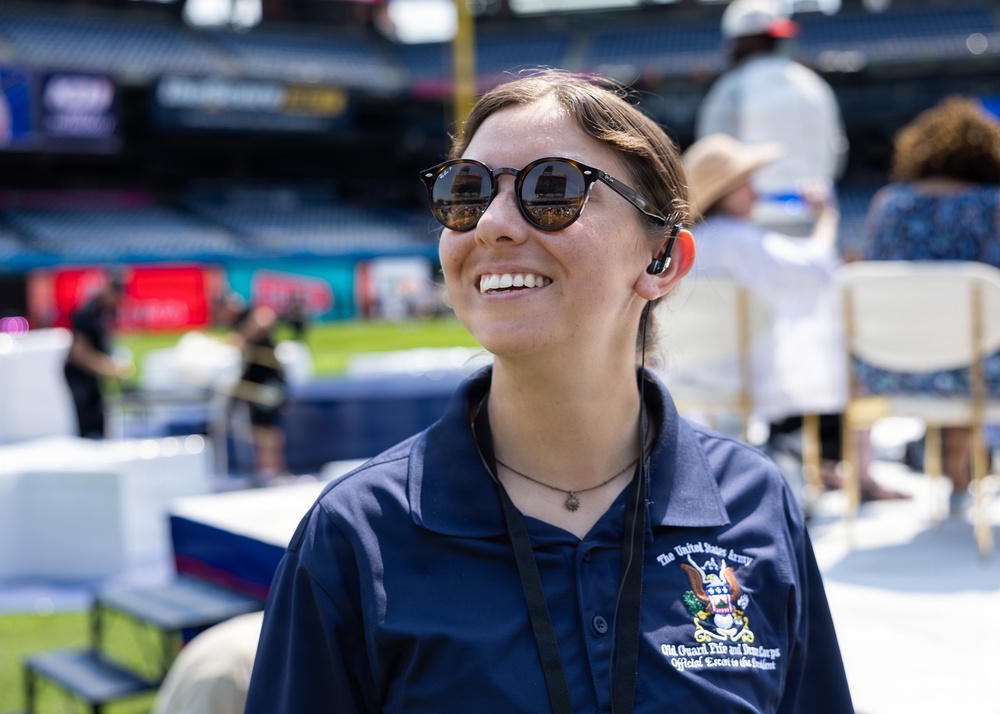 Service members support the 2026 Major League Baseball All-Star Game