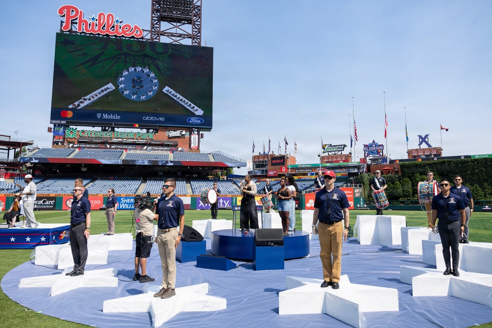 Service members support the 2026 Major League Baseball All-Star Game