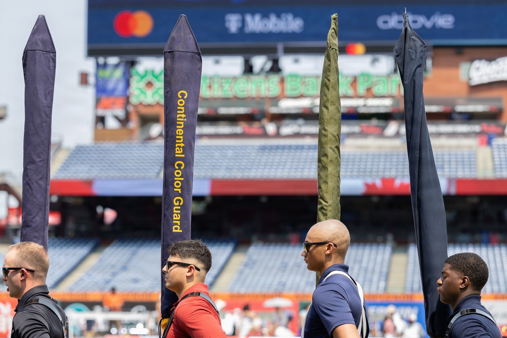 Service members support the 2026 Major League Baseball All-Star Game