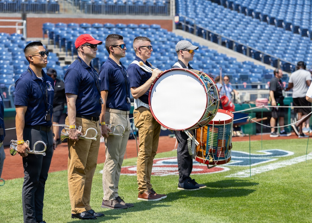 Service members support the 2026 Major League Baseball All-Star Game