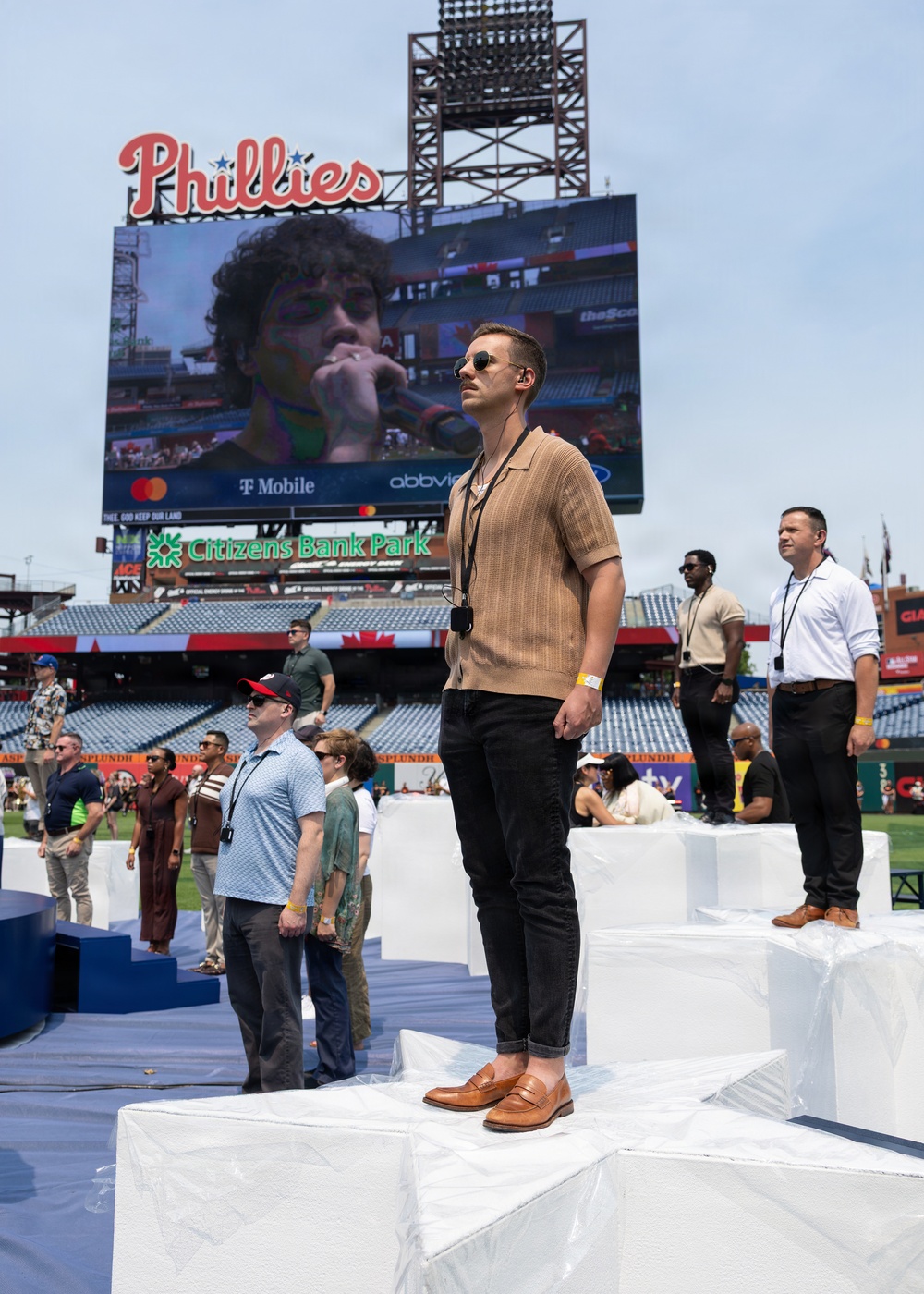 Service members support the 2026 Major League Baseball All-Star Game