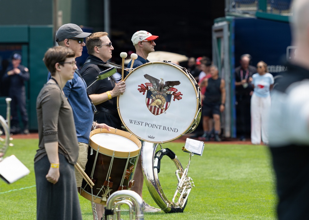 Service members support the 2026 Major League Baseball All-Star Game