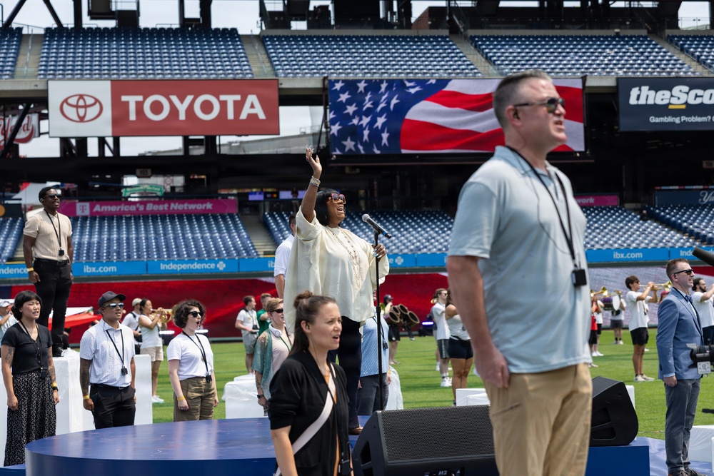 Service members support the 2026 Major League Baseball All-Star Game