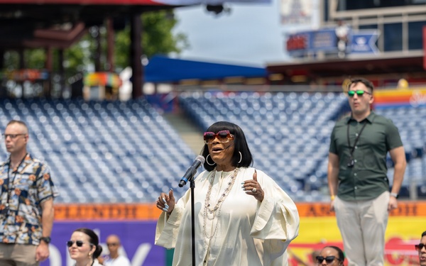 Service members support the 2026 Major League Baseball All-Star Game
