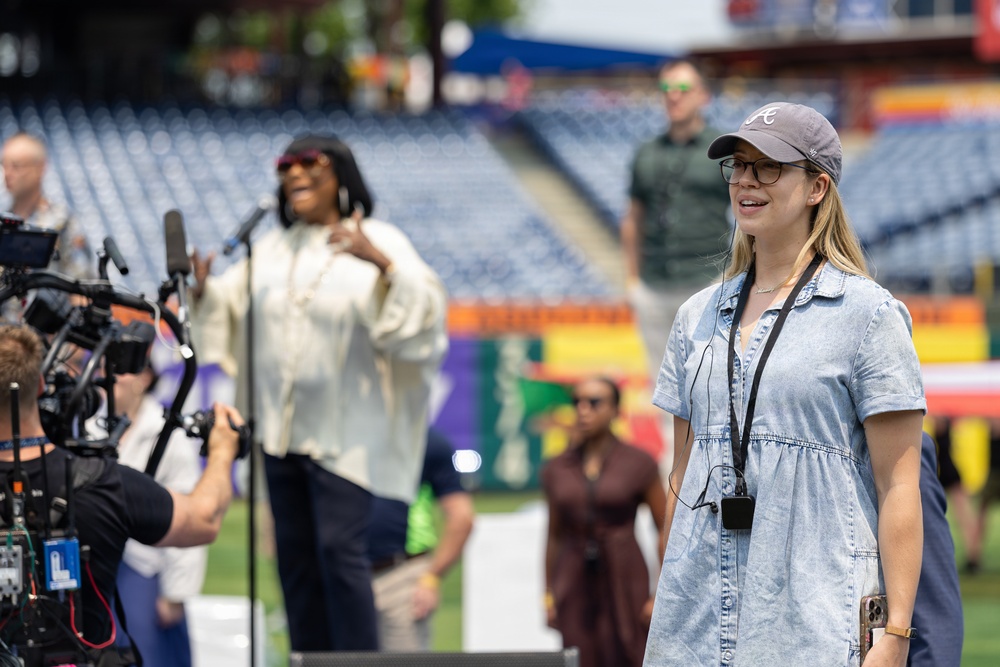 Service members support the 2026 Major League Baseball All-Star Game