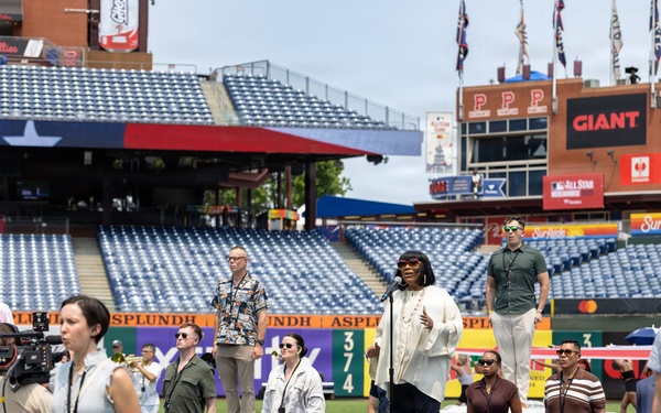 Service members support the 2026 Major League Baseball All-Star Game