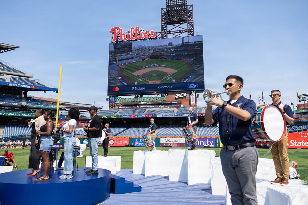 Service members support the 2026 Major League Baseball All-Star Game