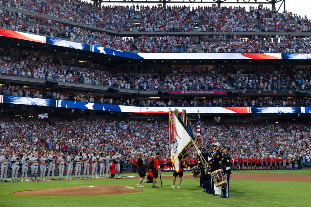 Service members support the 2026 Major League Baseball All-Star Game