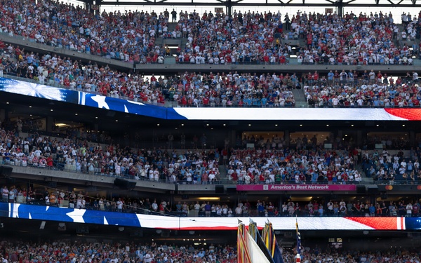 Service members support the 2026 Major League Baseball All-Star Game