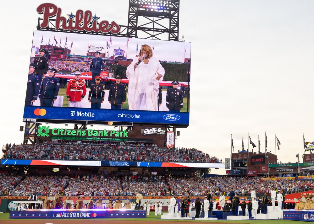 Service members support the 2026 Major League Baseball All-Star Game