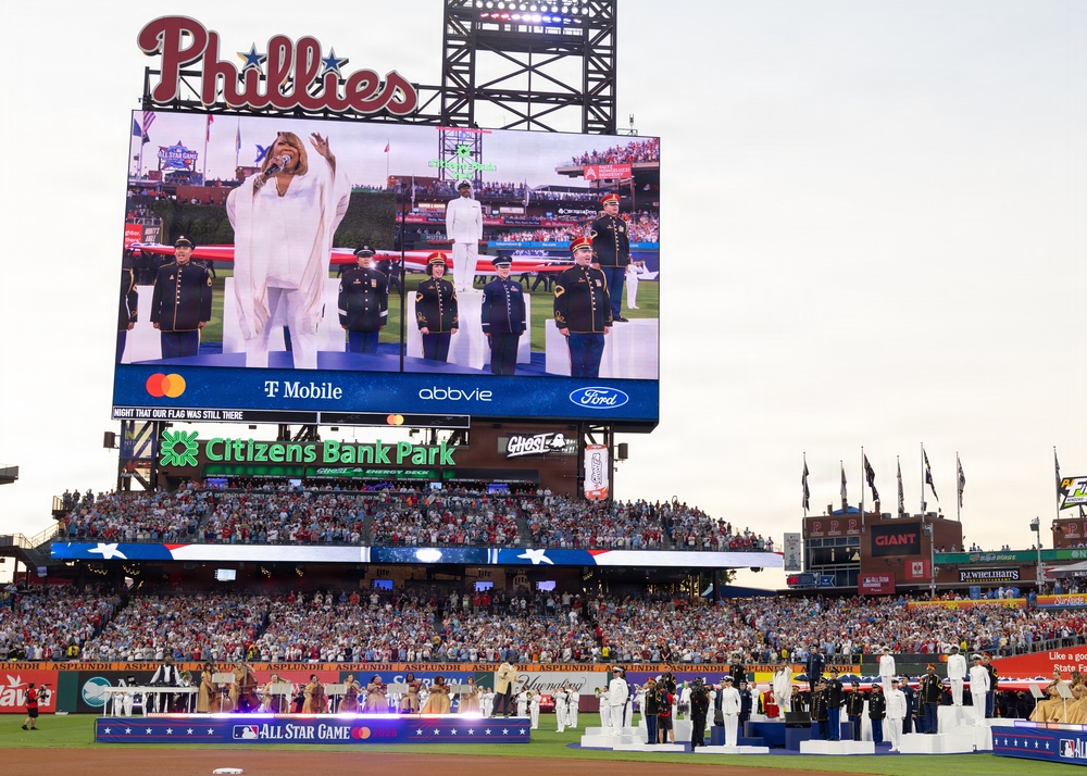 Service members support the 2026 Major League Baseball All-Star Game
