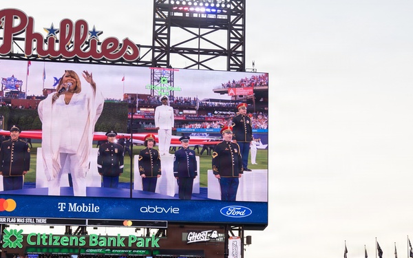 Service members support the 2026 Major League Baseball All-Star Game