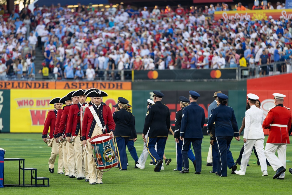 Service members support the 2026 Major League Baseball All-Star Game