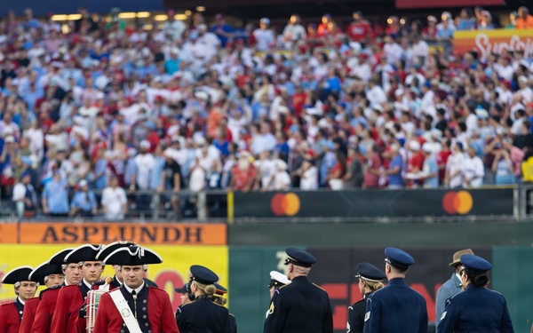 Service members support the 2026 Major League Baseball All-Star Game