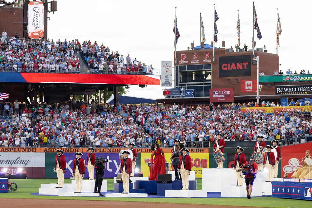 Service members support the 2026 Major League Baseball All-Star Game