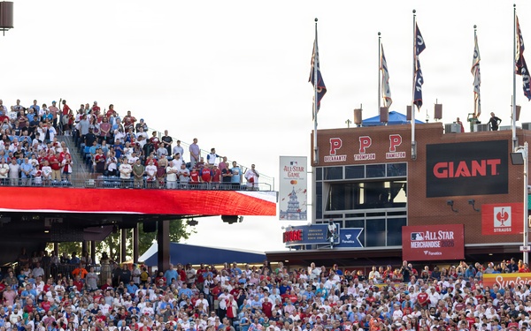 Service members support the 2026 Major League Baseball All-Star Game