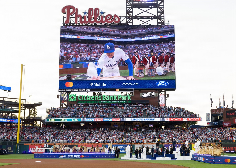 Service members support the 2026 Major League Baseball All-Star Game