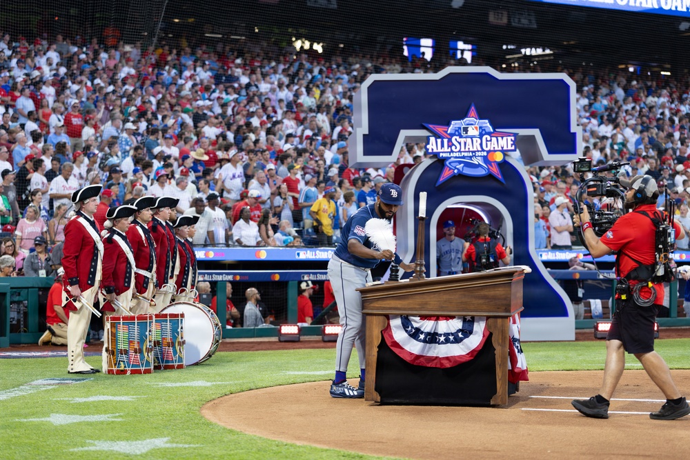 Service members support the 2026 Major League Baseball All-Star Game